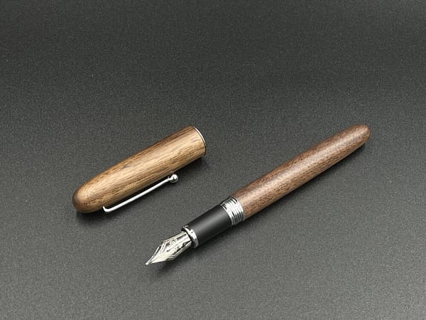 万年筆 jinhao9035 ウォールナット 木製 F - 画像 (2)