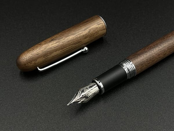 万年筆 jinhao9035 ウォールナット 木製 F - 画像 (3)