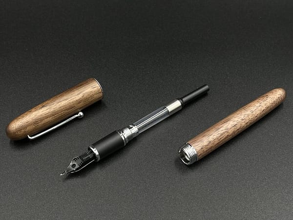 万年筆 jinhao9035 ウォールナット 木製 F - 画像 (4)
