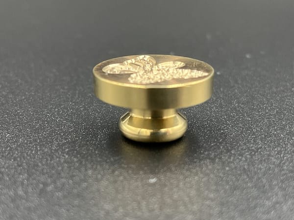 シーリングスタンプ ヘッド 【蝶の羽】 - 画像 (6)